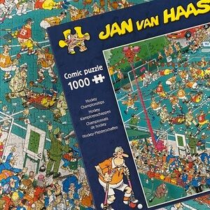 Jumbo Jan Van Haasteren 1000 puzzle “Hockey Championships” comic jigsaw 2020